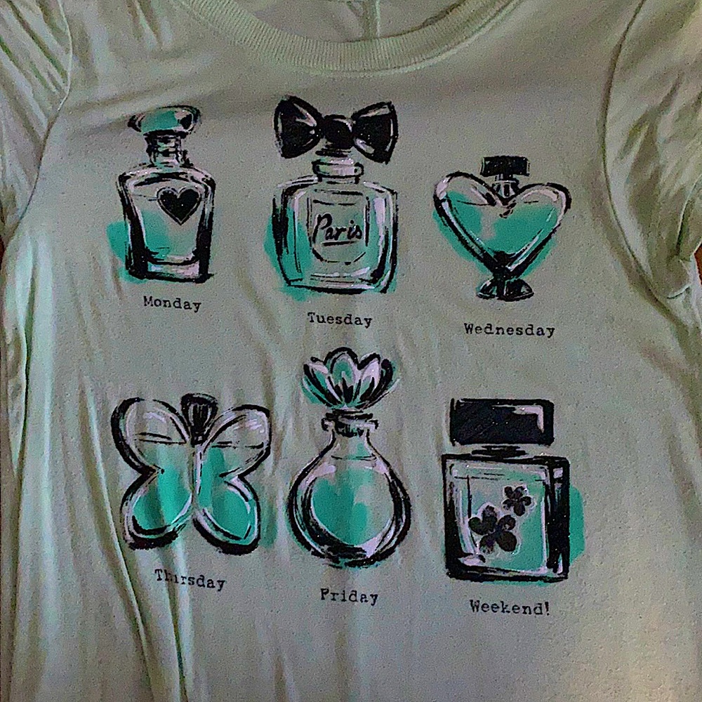 Perfume Days Of The Week Tee Kids
